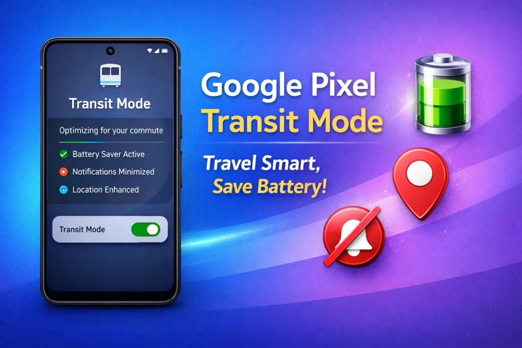 Google Pixel Transit Mode